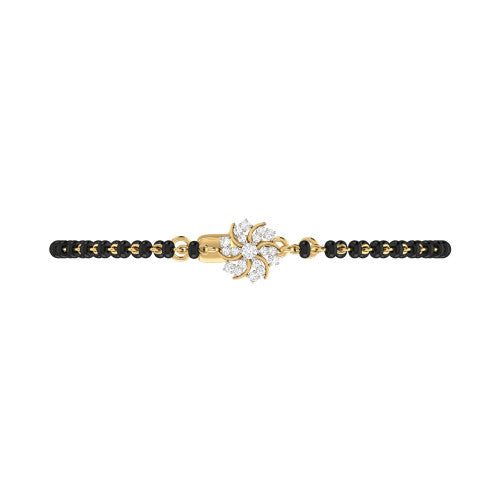 Flora Diamond Hand Mangalsutra