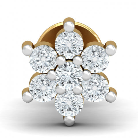 Flower Diamond Studs