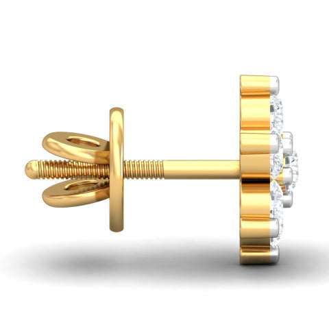 Flower Diamond Studs