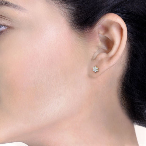 Flower Diamond Studs