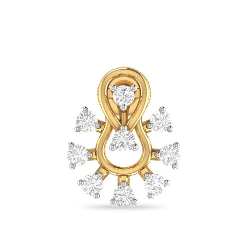 Vine Diamond Earrings