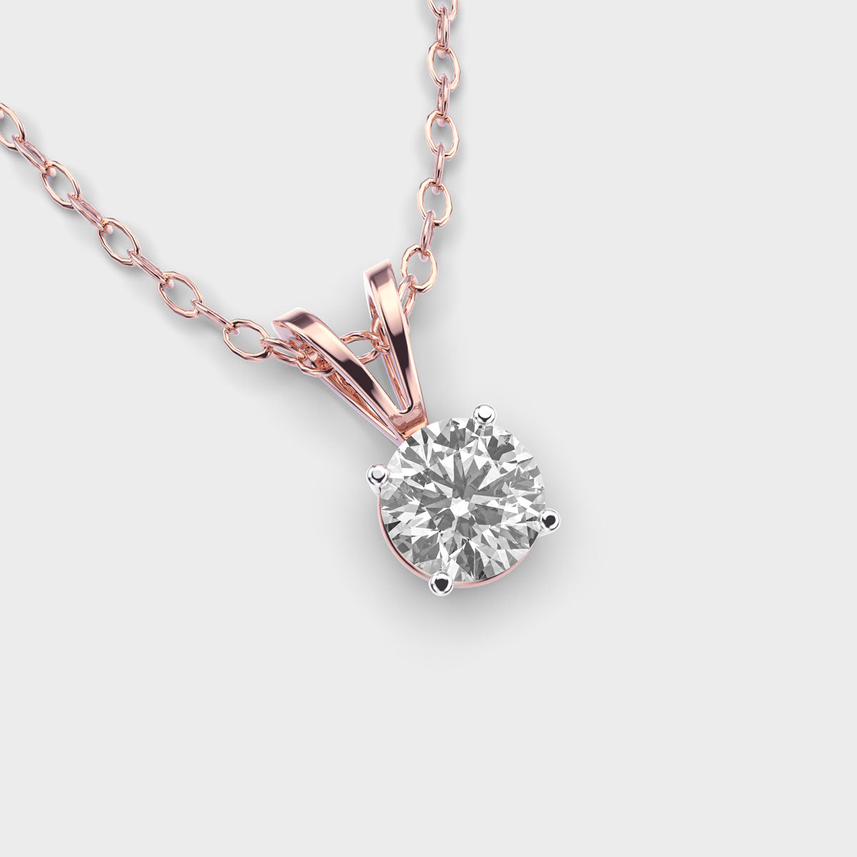 0.50 ct Solitaire Pendant