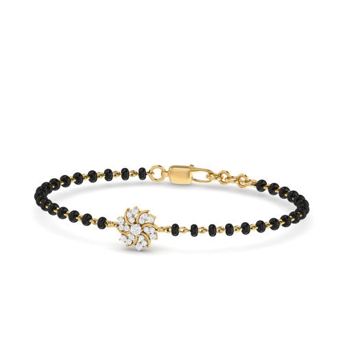 Flora Diamond Hand Mangalsutra