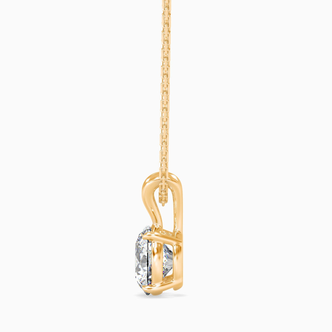 1 ct Solitaire Pendant (4 prongs)