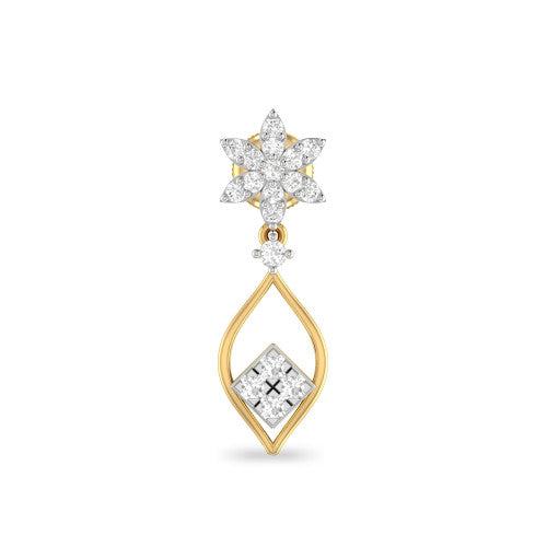 Gleaming Diamond Earrings