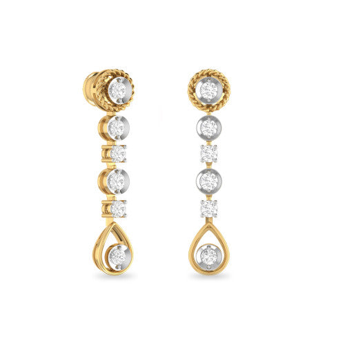 Dew Drop Diamond Earrings