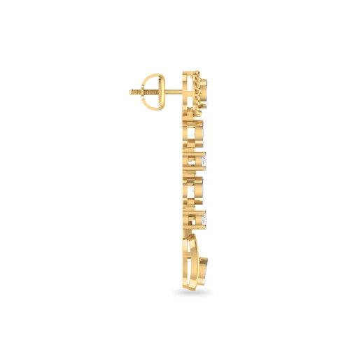 Dew Drop Diamond Earrings
