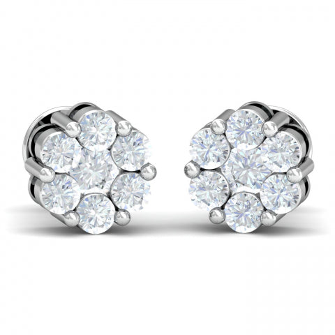 Lusture Solitaire Earrings