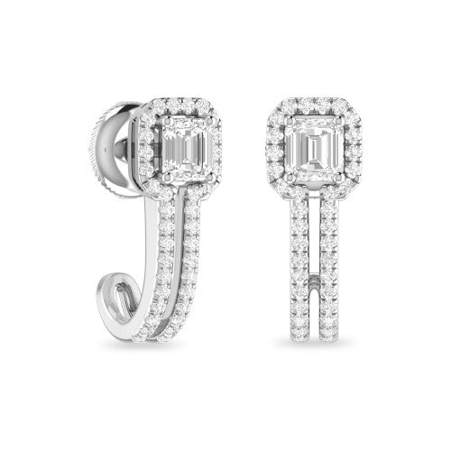 Ornate Diamond Earrings