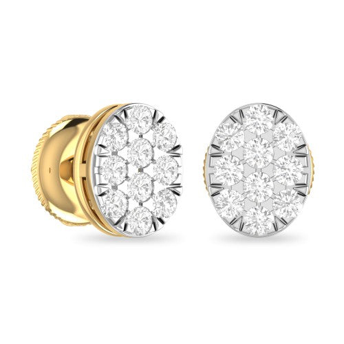Cluster Diamond Earrings