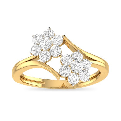 Cascade Diamond Ring