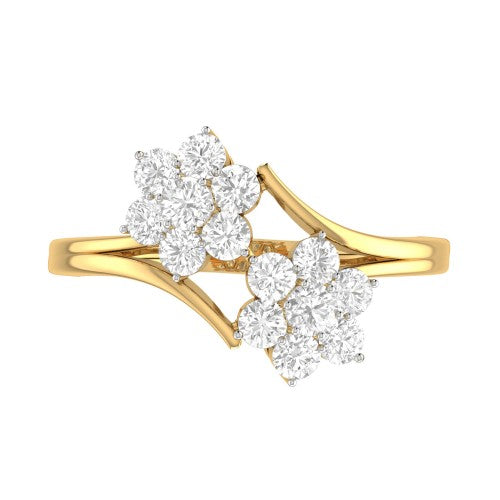 Cascade Diamond Ring