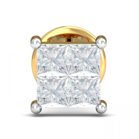 Men's Solitaire Earring Stud