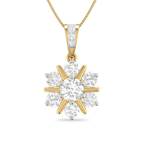 Vibrant Diamond Pendant