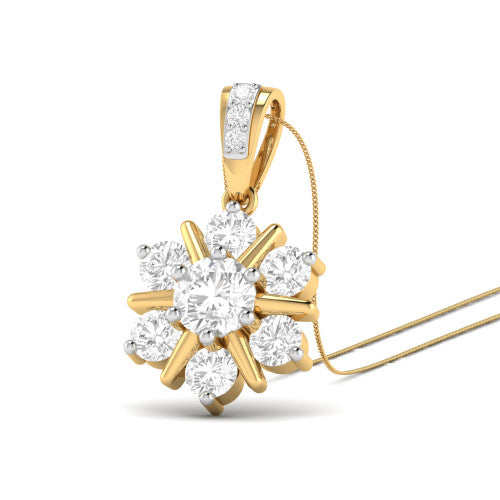 Vibrant Diamond Pendant