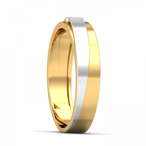 Wedding Solitaire Band For Men