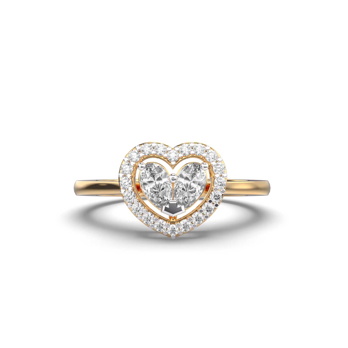 Heart Diamond Ring
