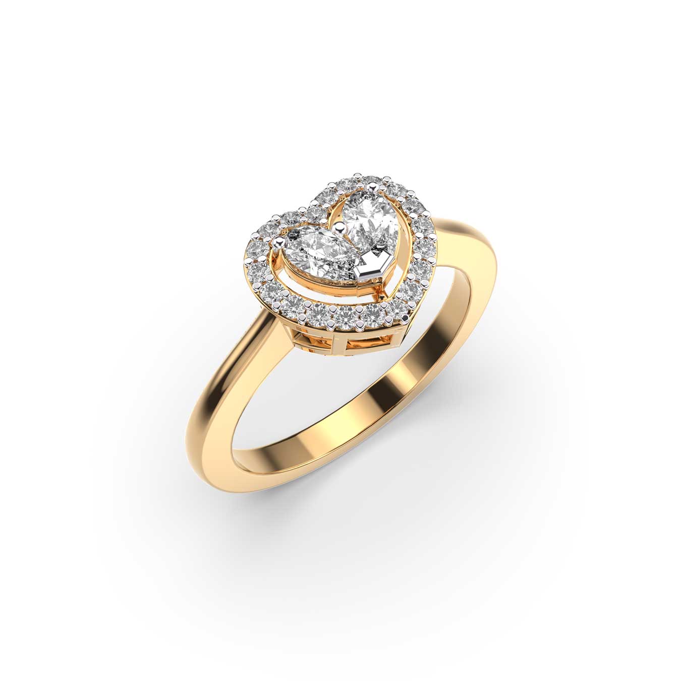 Heart Diamond Ring