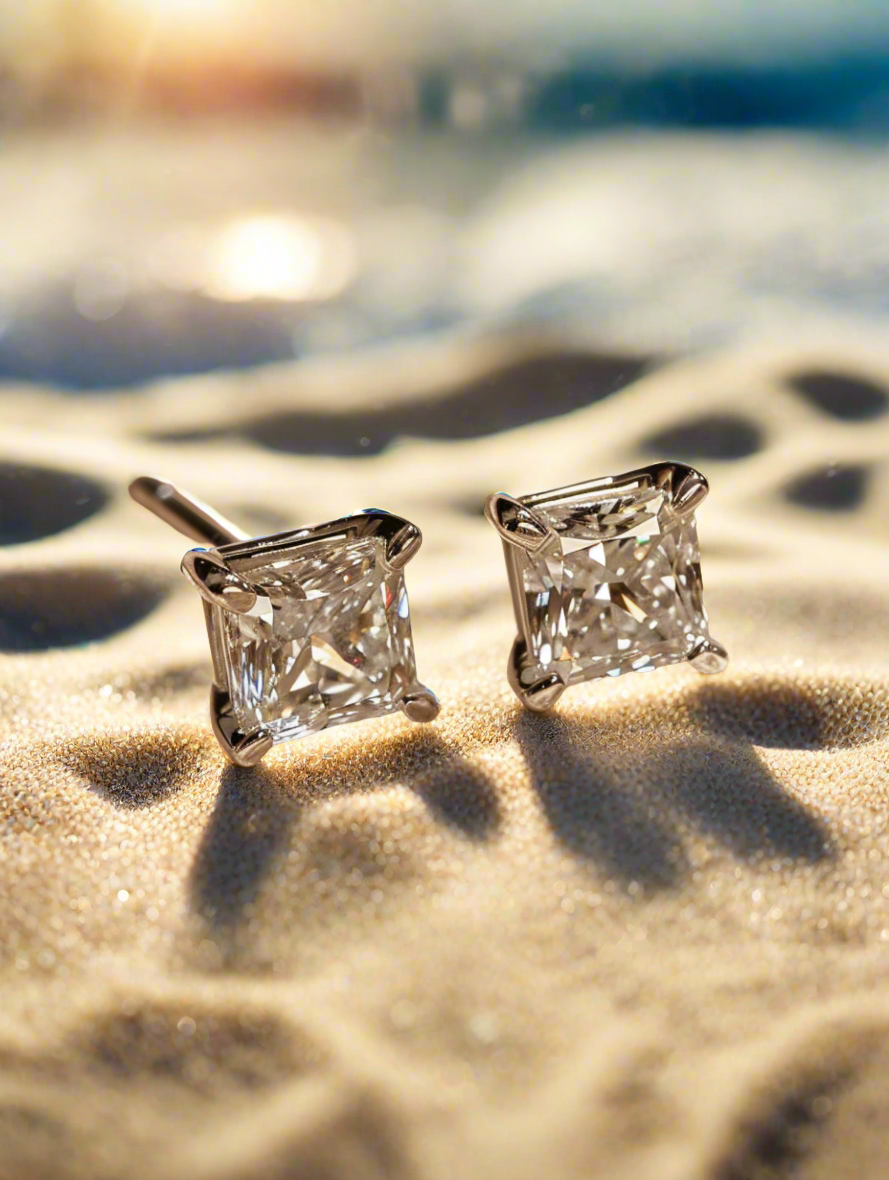 1 ct Princess Studs