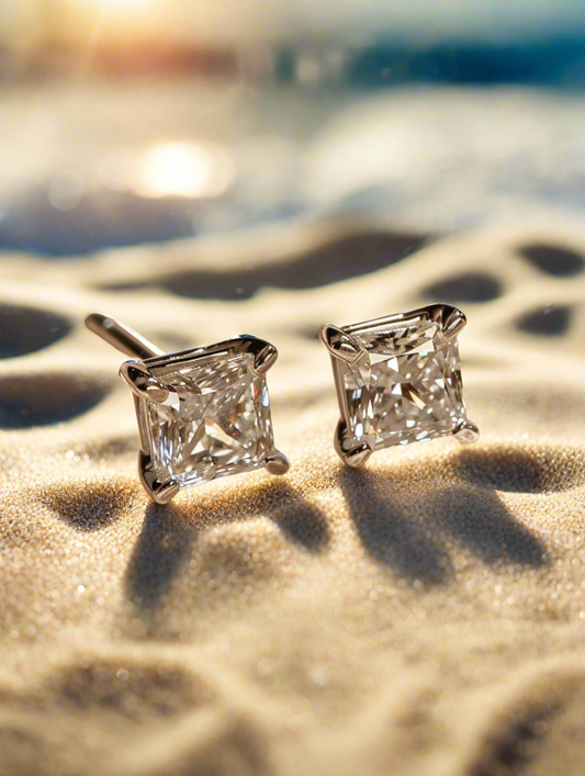 1 ct Princess Studs