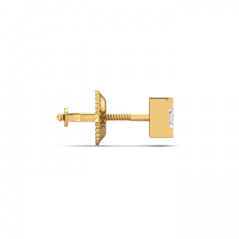 0.80 ct. Princess Ear Stud for Men