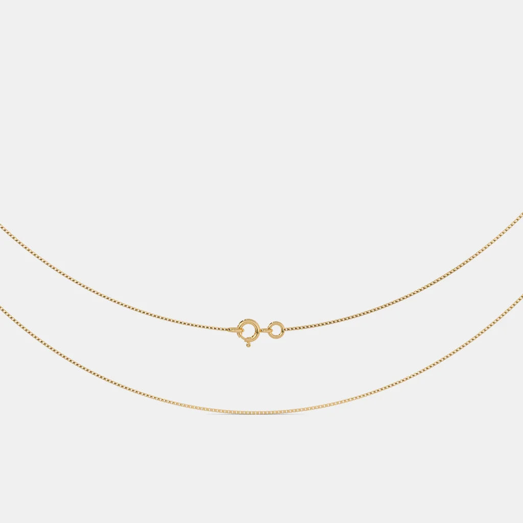 Italian Chain for Solitaire Pendants