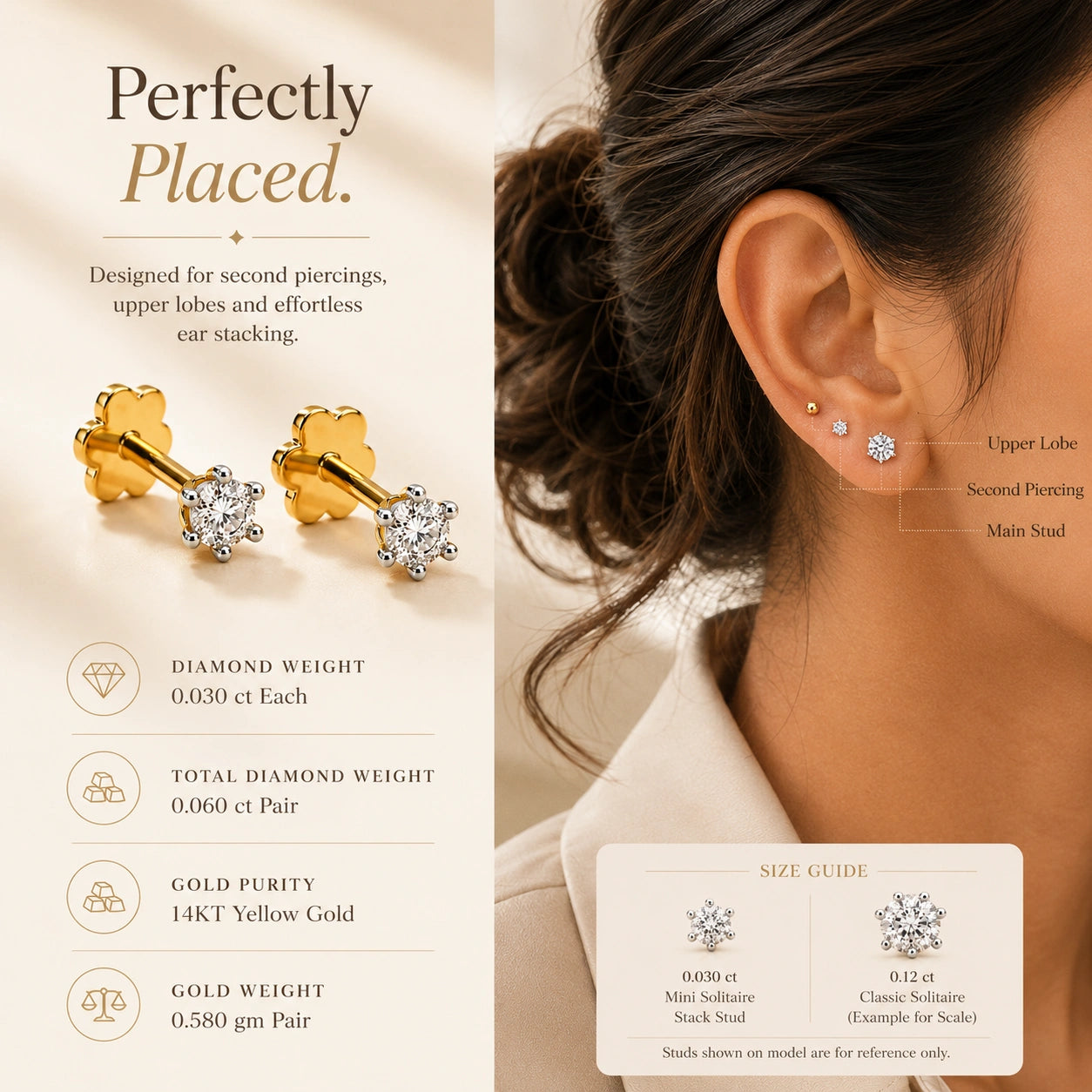 Mini Solitaire Stack Studs
