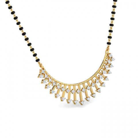 Blissful Diamond Mangalsutra